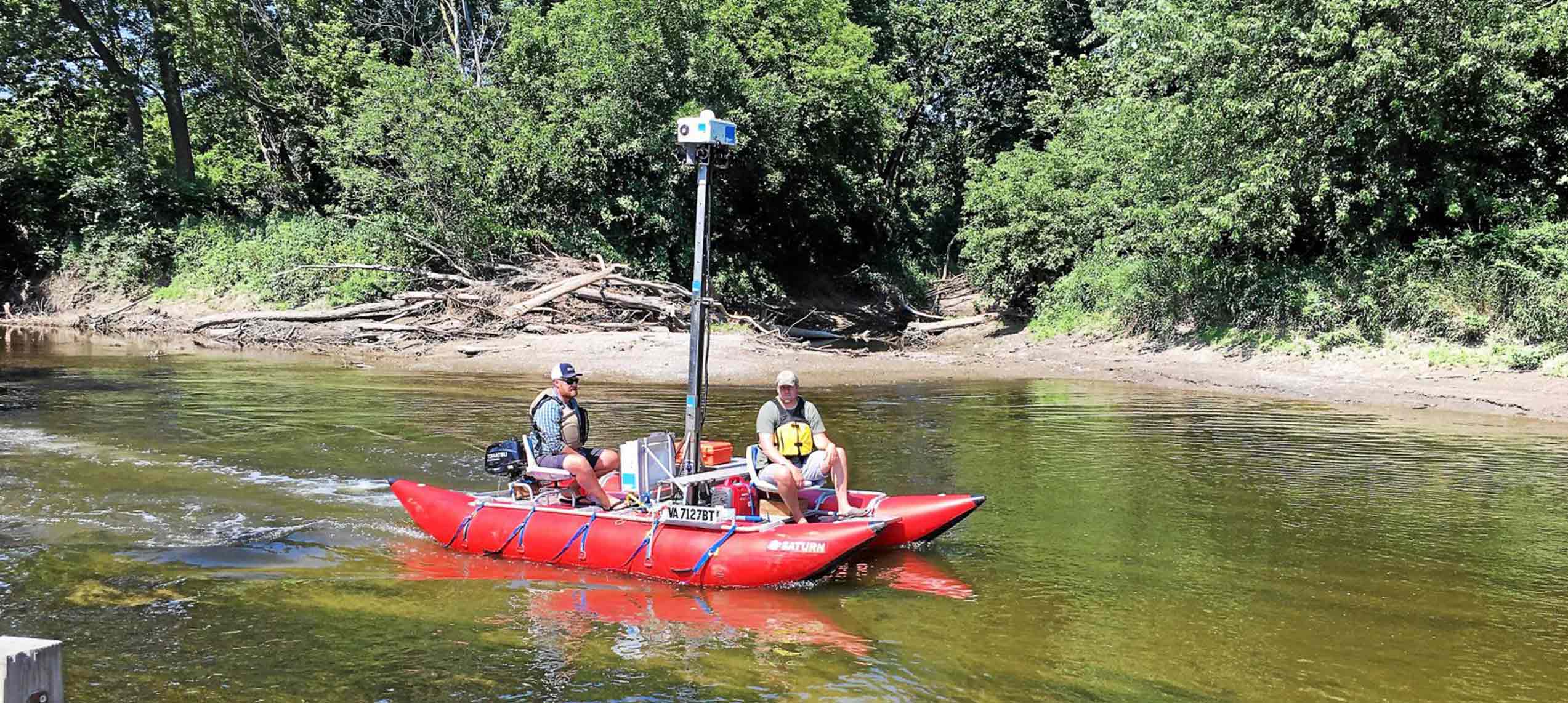 terrain360 mapping boat